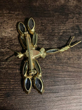 Load image into Gallery viewer, Vintage 1960&#39;s D&amp;E Juliana Rhinestone Dragonfly pin/brooch
