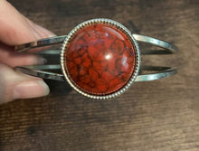 Load image into Gallery viewer, Vintage 60&#39;s Burnt Orange Cuff Bracelet
