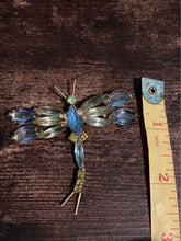 Load image into Gallery viewer, Vintage 1960&#39;s D&amp;E Juliana Rhinestone Dragonfly pin/brooch
