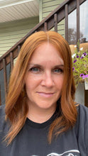 Load image into Gallery viewer, LARGE cap- Lace Top Human hair Wig- 15-16&quot; slightly layered- Paprika Spice
