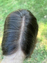 Load image into Gallery viewer, MEDIUM- Lace Top Human hair Wig- slightly layered- Dark Chocolate Almond
